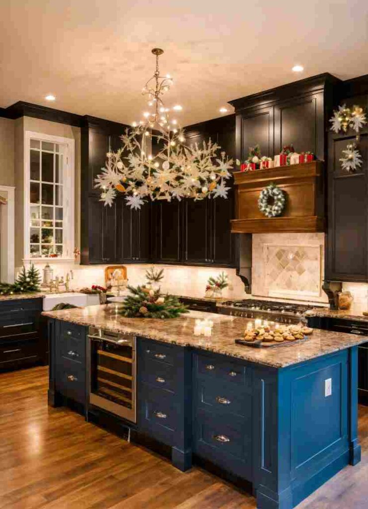 کابینت های زیبای آبی رنگ