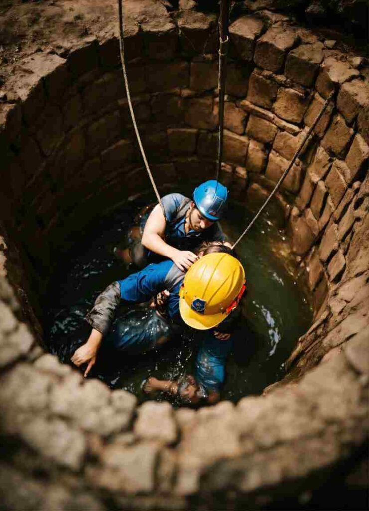 حفاری چاه توسط متخصصان